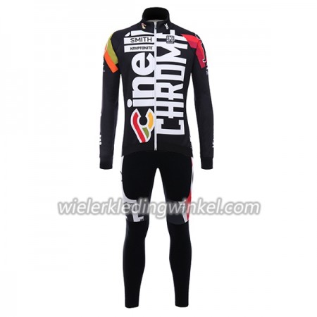 Set Fietsshirt Lange Mouw + Lange Koersbroek 2017 Cinelli Chrome N001